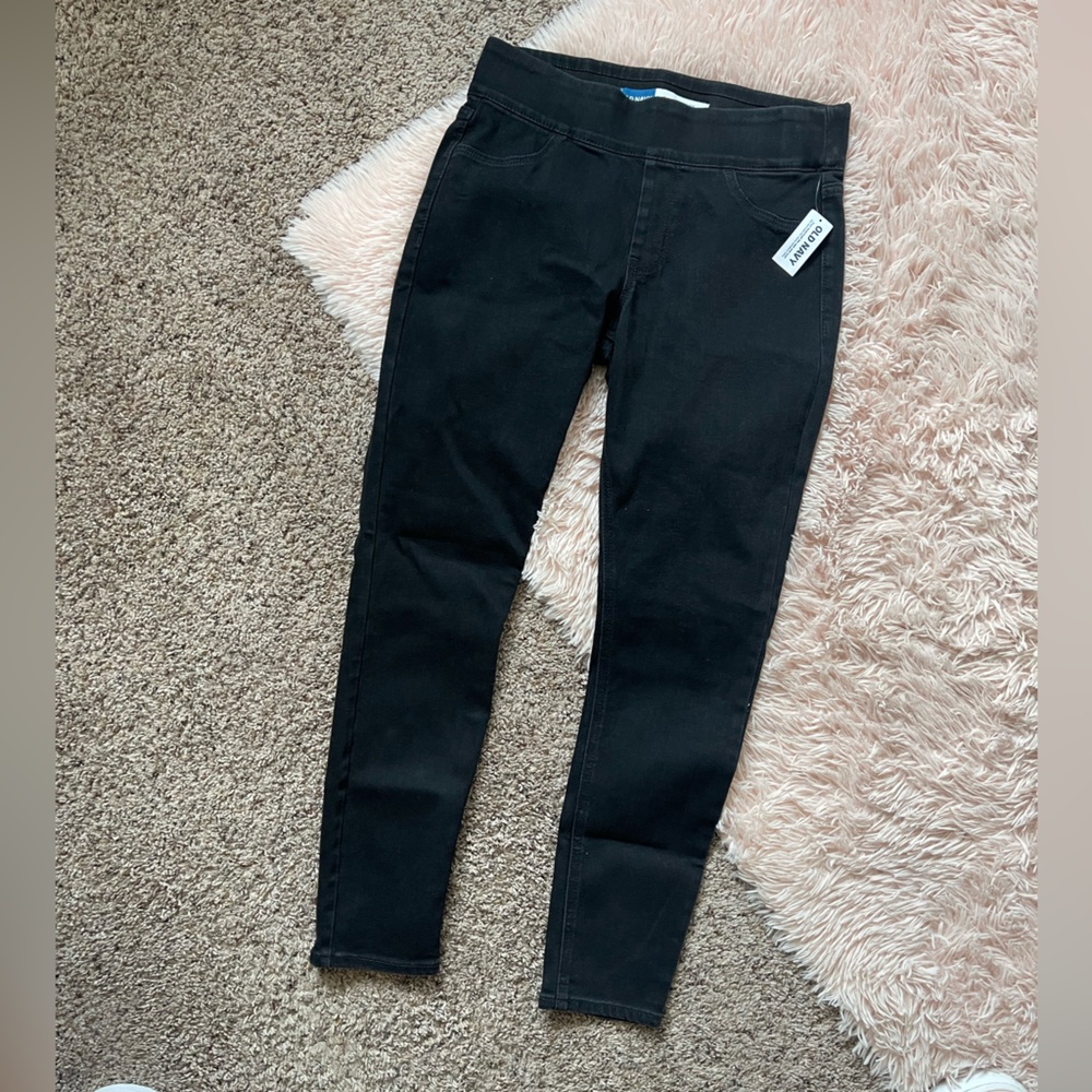 Old Navy Women’s Black Jeggings w/ Wide Waistband